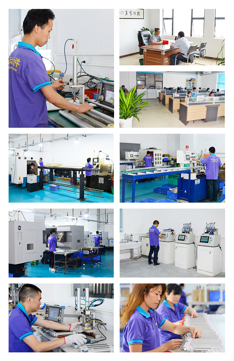 齿轮型侧姿组气缸